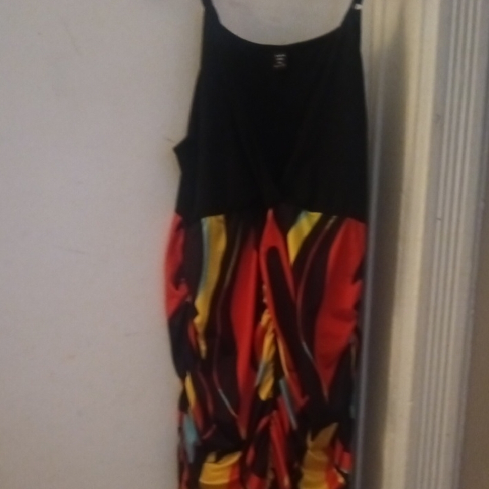 Colorful Sleeveless Dress